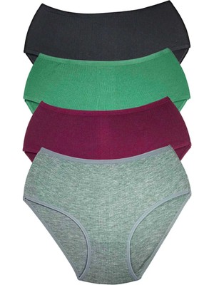 Hobilinka 4 Adet Kadın Yüksek Bel Ribana Bato Külot S042