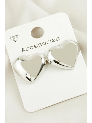 Hobilinka Kalp Trend Metal Küpe