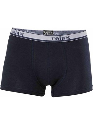 Hobilinka Relax Pamuklu Esnek Erkek Boxer Lacivert - 1268A