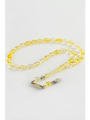 Hobilinka Zeytin Şekilli Plastik Tesbih 8*11 mm