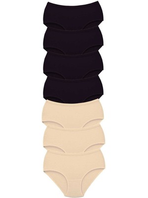 Hobilinka 7 Adet Tutku Kadın Yüksek Bel Bato Kalın Lastik Külot S2