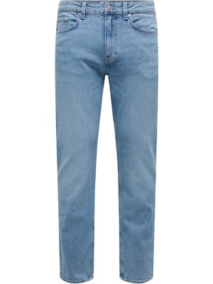 Only & Sons Orta Bel Dar Açık Mavi Erkek Denim Pantolon 22027900 Onsweft Ey Box Jeans Noos