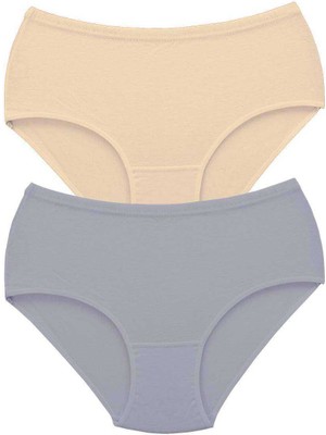 Hobilinka 2 Adet Tutku Kadın Yüksek Bel Bato Kalın Lastik Külot S8