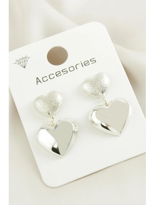 Hobilinka Kalp Trend Metal Küpe