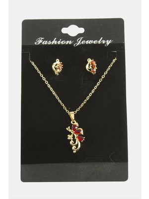 Hobilinka Yusufçuk Zirkon Taşlı Set Kolye