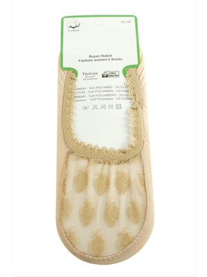 Hobilinka Çilek Dantel Babet Çorap