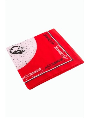 Hobilinka Atatürk Imzalı Desenli Bandana 50*50