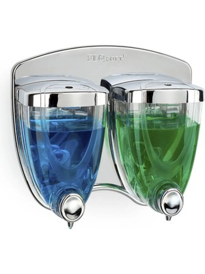 Hobilinka Sıvı Sabunluk Ikiz 350+350 ml Krom Kaplama ROYALEKS-F038