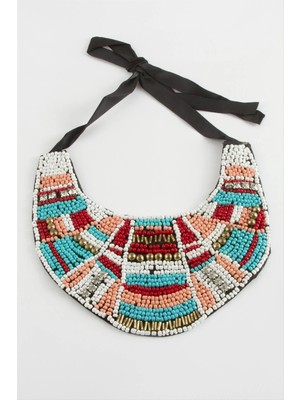 Hobilinka Etnik Kum Boncuk Yaka Kolye