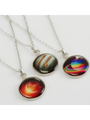 Hobilinka Gezegen Canlı Kolye