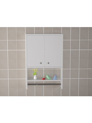 Dekorister Vira Banyo Dolabı Beyaz
