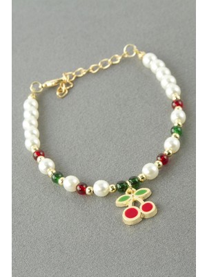 Store Mania Ieg™ Kiraz Inci Boncuk Bileklik