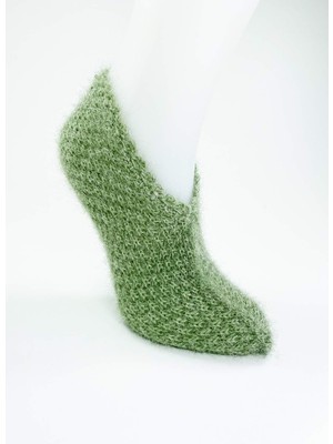 Hobilinka El Örgüsü Kışlık Şık Kadın Yün Patik D4