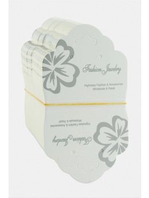 Hobilinka Büyük Çiçek Kolye Kartı 200 Adet