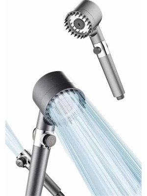 Hobilinka Duş Başlığı Profesyonel Masaj Başlıklı 3 Modlu Yeni Nesil Masaj Uçlu Su Tasarruflu