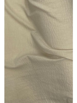 Hobilinka Keten Kumaş - Organik Kumaş - Perde Kumaşı - Ince Keten - Kıyafet Için Kumaş Örtü Bej 80