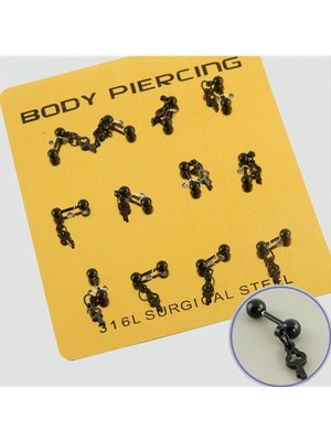 Hobilinka Anahtar Çelik Piercing 1 Adet