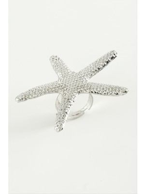 Hobilinka Deniz Yıldızı Metal Yüzük