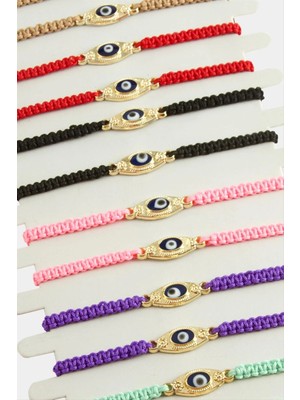 Hobilinka Nazar Makrome Örgülü Bileklik