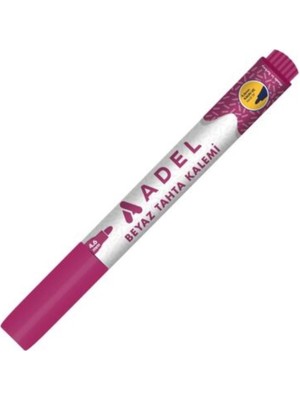 Adel Beyaz Tahta Kalemi Pembe Şeker Pembesi Renkli Yazı Tahtası Kalemi