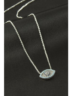 Hobilinka Göz Zirkon Taşlı Kolye