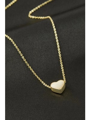 Hobilinka Kalp Mineli Kolye