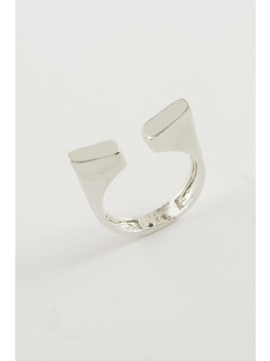 Hobilinka Köşeli Metal Yüzük