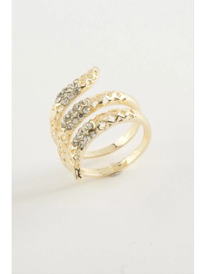 Hobilinka Yılan Taşlı Yüzük