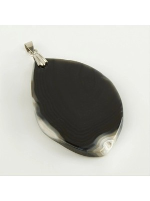 Hobilinka Akik Doğaltaş Kolye Ucu