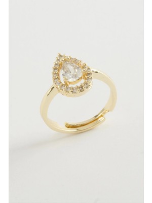 Hobilinka Damla Zirkon Taşlı Yüzük