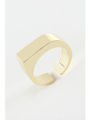 Hobilinka Dikdörtgen Metal Yüzük