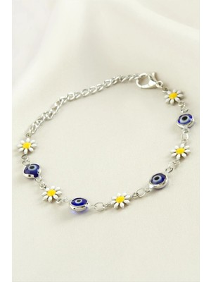 Hobilinka Papatya Nazar Boncuk Mineli Bileklik