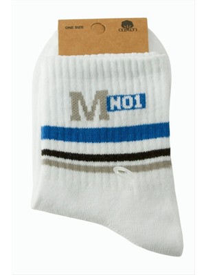 Hobilinka Çizgili Kolej Çorap 8*28