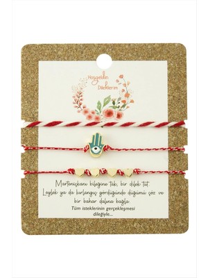 Hobilinka 3 Adet Ftm Ana Eli Marteniçka Bileklik