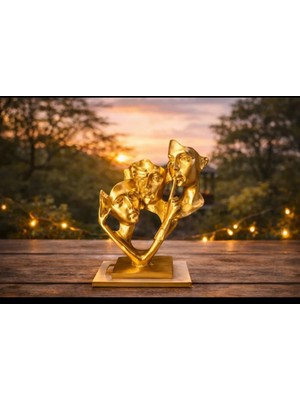 Ayder Online Satış 15 cm  -21 cm  Ebatlarında Kırılmaz Polyester,konuşma Duyma Görme Heykel Biblosu