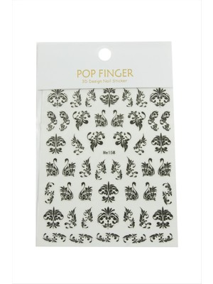 Hobilinka Çini Desenli Tattoo Dövme Sticker