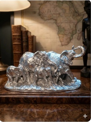 Ayder Online Satış 12 cm  -22 cm  Ebatlarında Kırılmaz Polyester,fil Biblo