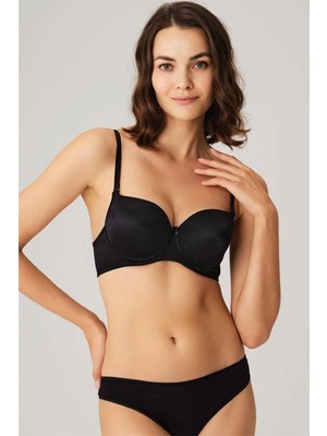 Hobilinka Balenli Desteksiz Dolgusuz Askıları Çıkabilen Günlük T-Shirt Sütyeni