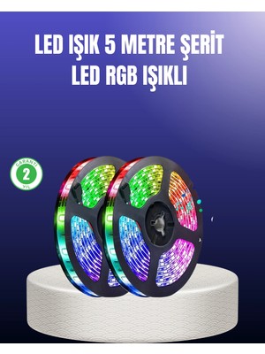 Hobilinka Enerji Tasarruflu Rgb Şerit LED 5 Metre