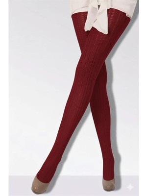 Hobilinka Daymod Martina Kadın File Desenli Külotlu Çorap