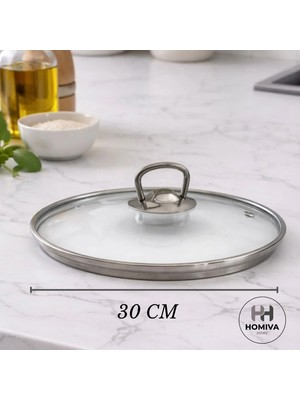 Homiva Home Camtencere Kapağı-30 cm