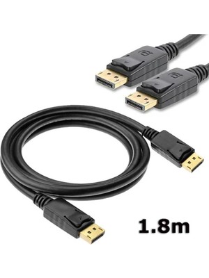 Plentiful Displayport To Displayport Kablosu Dp To Dp Bağlantı Kablosu 1.8m