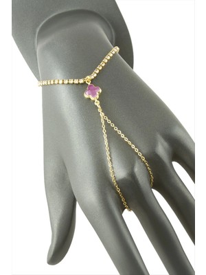 Bijuteri Net Çiek Şerit Taşlı Şahmeran