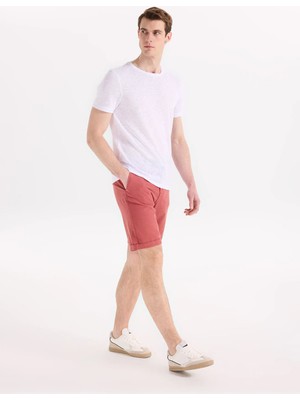 Fabrika Kiremit Erkek Bermuda Şort F6SM-SHT 2037