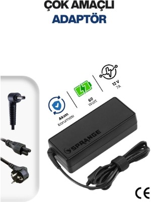 Hobilinka 12V 5A 5.5 * 2.5mm 60W LED ve Modem Adaptörü