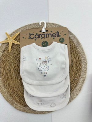 Caramell Bebek Mama Önlüğü First Car 3 Lü