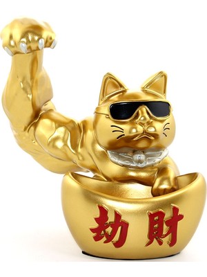 Hobilinka Polyester Şanslı Kedi Figürü Model 1