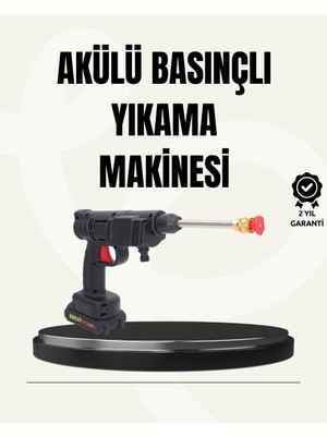 Hobilinka Tek Bataryalı 48V Şarjlı Basınçlı Yıkama Makinesi