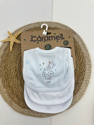 Caramell Bebek Mama Önlüğü First Car 3 Lü