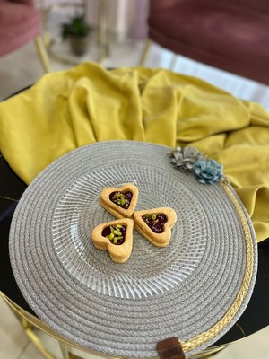 Hobilinka Decohandy 39CM Çiçekli Jüt Örme Supla Amerikan Servis